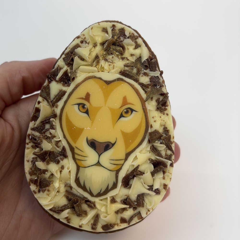 Lewis the Lion Egg Close Up